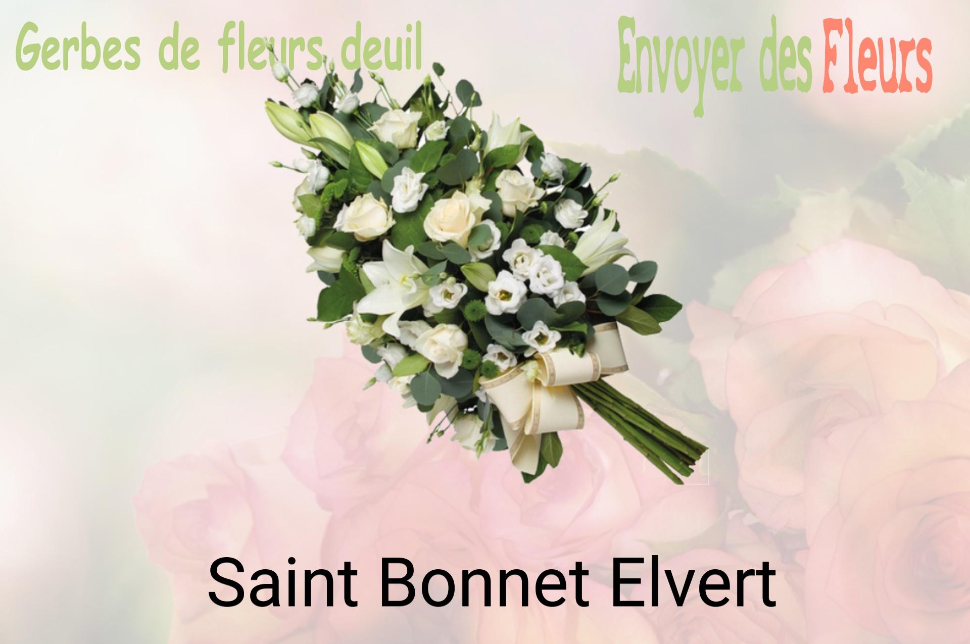 Gerbe de fleurs de deuil livrée à Saint-Bonnet-Elvert